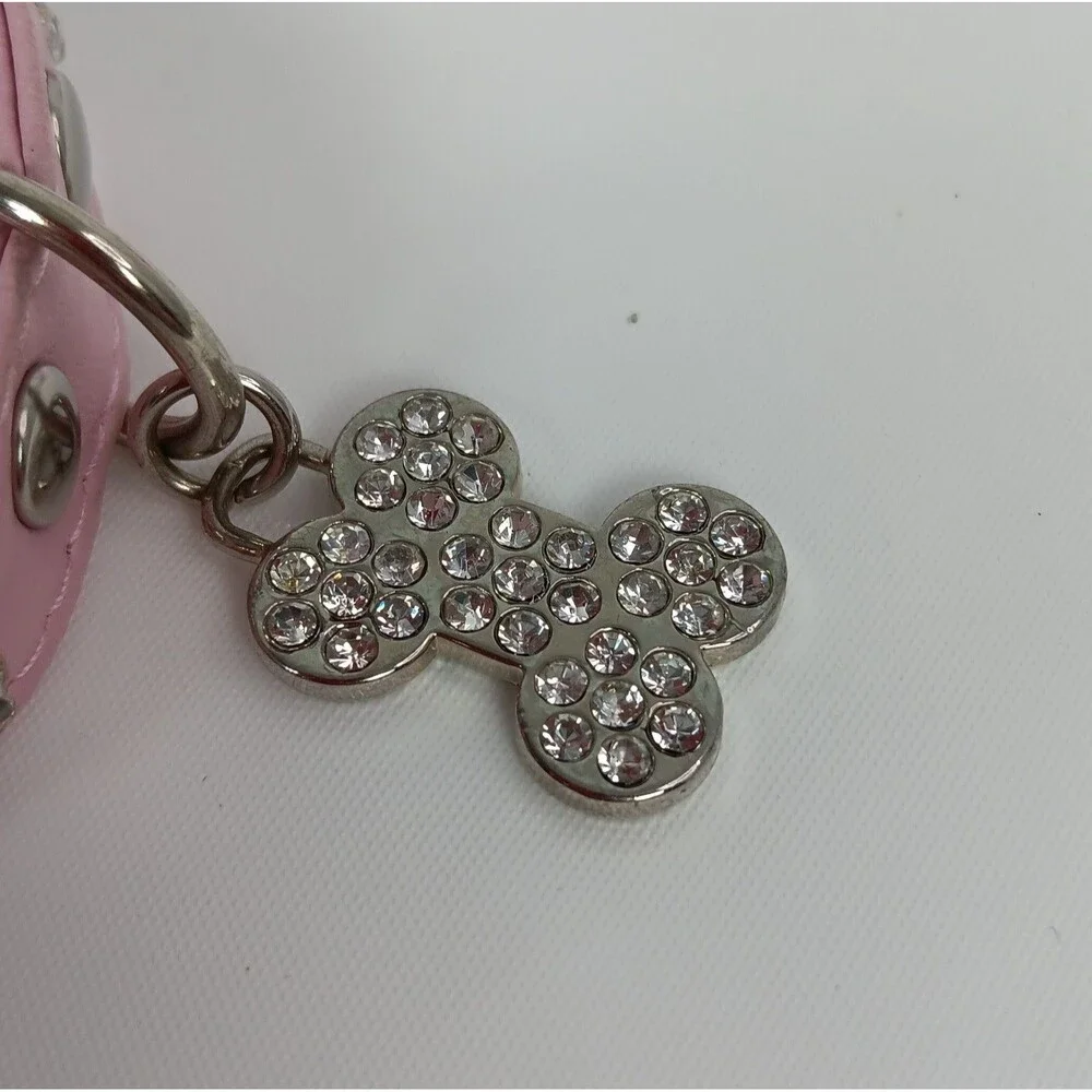 Build a Bear Pink Blue Snowflake Cape Silver Sparkle Bonus Collar Bone Tag